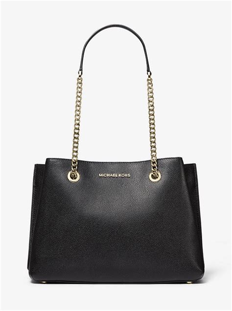 michael kors teagen|Teagan Large Pebbled Leather Shoulder Bag .